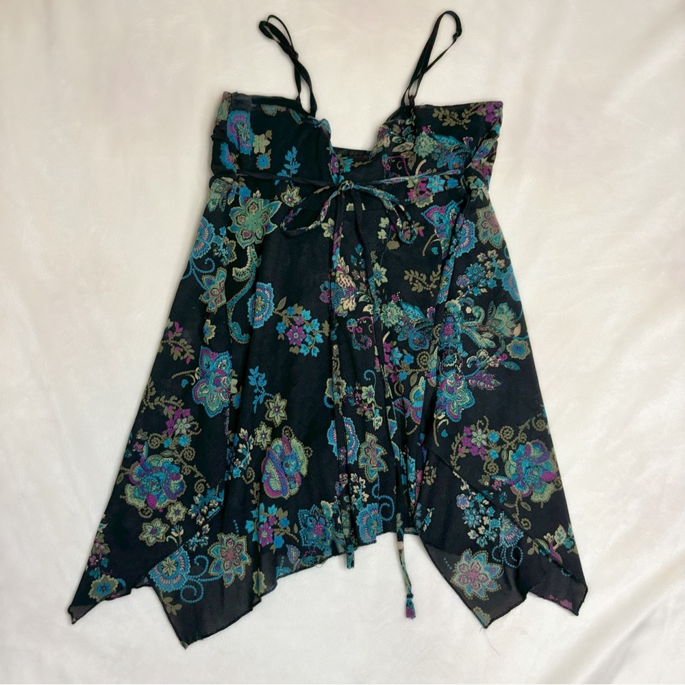 Y2k floral cami top